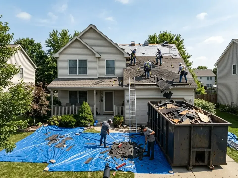 roof-replacement-debris-remova-004 — frequently asked questions, Cheapest Dumpster Rentals in Washington, IN